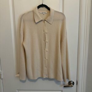 Reformation Cashmere Cream Sweater